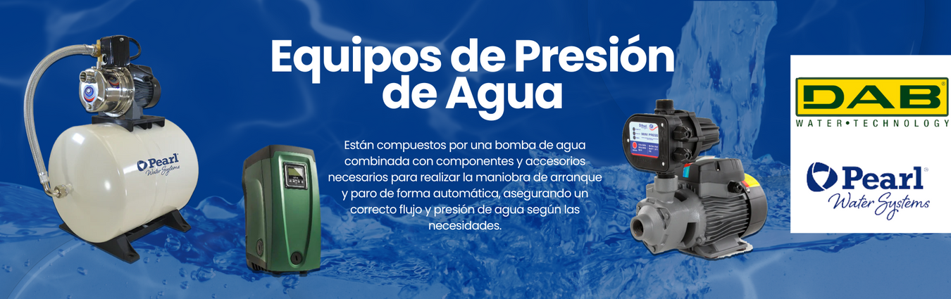 Equipos de Presión de Agua