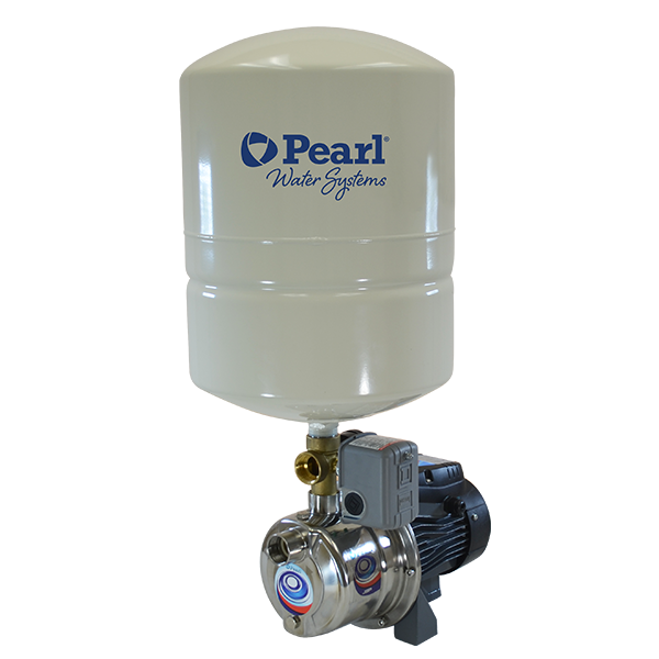 Equipo Hidroneumático con Bomba Jet Autocebante en Acero Inox y Tanque de Diafragma de 0.5 a 1 Hp, Pearl