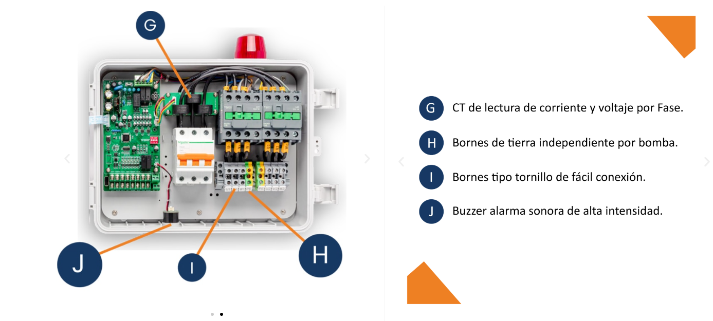 Controlador Inteligente para dos Bombas Monofásico Serie L922 Evolution, Hydrosmart