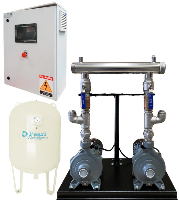 Equipo de Presión Constante con 2 o 3 Bombas de 3 a 20 Hp, Pearl
