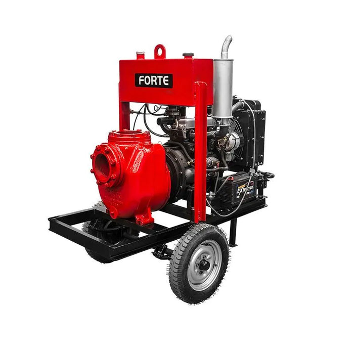 Bomba de Agua Autocebante con Motor Diésel de 18 Hp, Forte