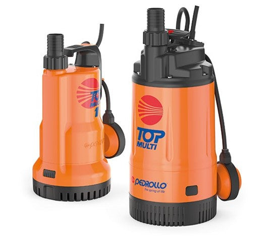 Bomba de Agua Eyectora para Drenaje Serie Top Multi de 0.5 a 1 Hp, Pedrollo