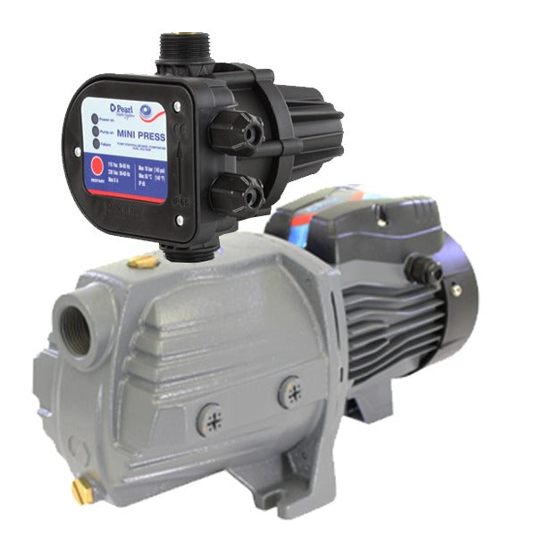 Presurizador Electrónico de Agua con Bomba Jet Autocebante de 0.5 a 1.5 Hp, Pearl