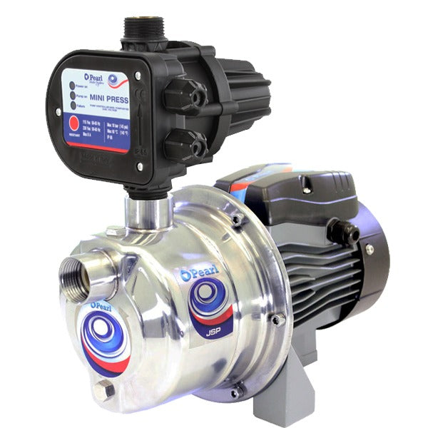 Presurizador Electrónico de Agua con Bomba Jet Autocebante en Acero Inoxidable de 0.5 a 1 Hp, Pearl