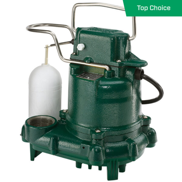 Bomba de Agua Eyectora para Aguas Residuales y Lluvias Serie 53 de 0.3 Hp, Zoeller