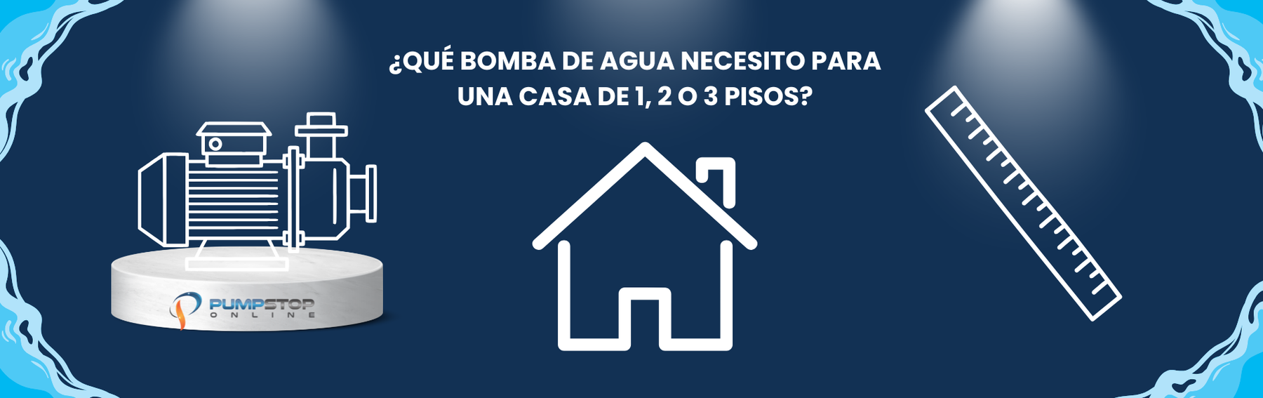 ¿Qué bomba de agua necesito para una casa de 1, 2 o 3 pisos?