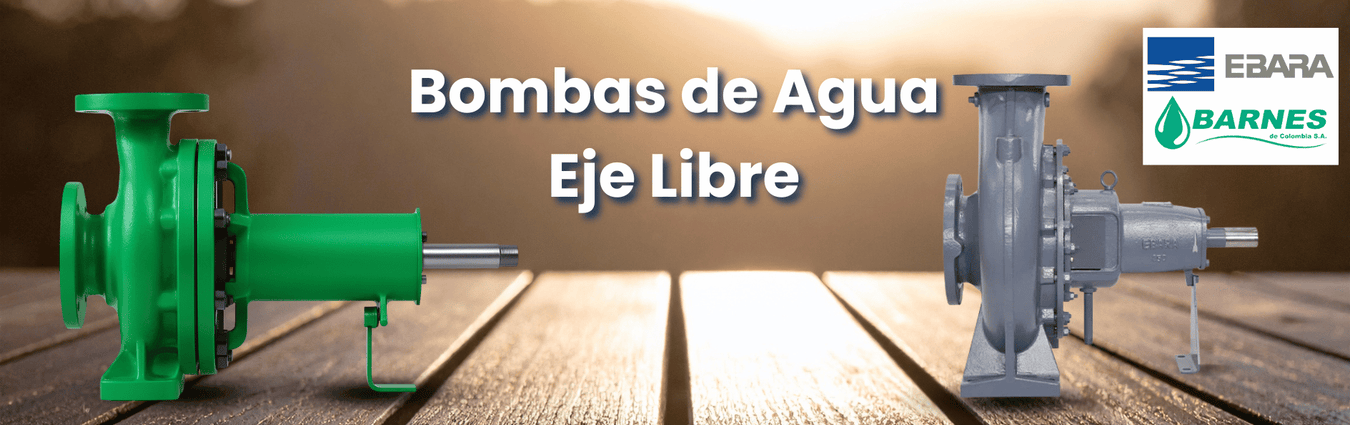 Bombas de Agua Eje Libre