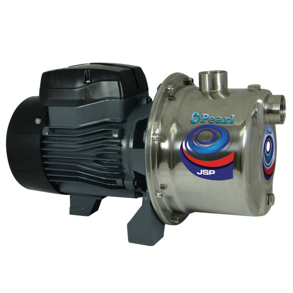 Equipo Hidroneumático con Bomba Jet Autocebante en Acero Inox y Tanque de Diafragma de 0.5 a 1 Hp, Pearl