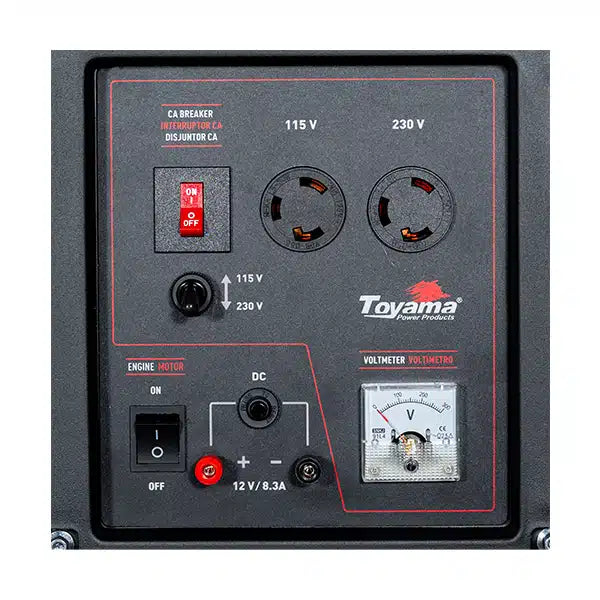 Generador a Gasolina de 2500 W, Toyama