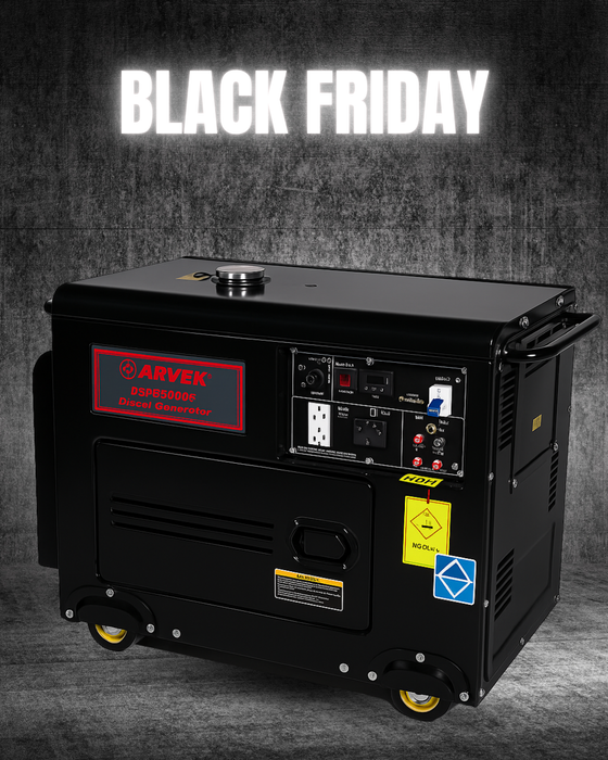 Planta Eléctrica Diesel Cabinada de 5.000 a 7.000 W, Arvek