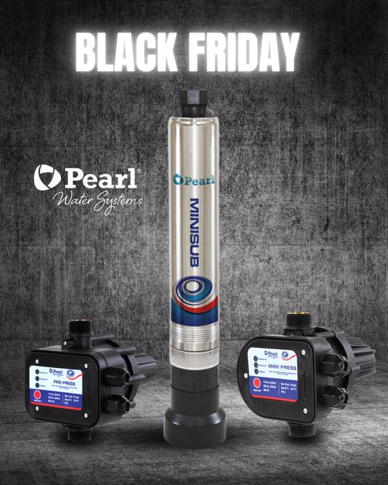 Presurizador Electrónico de Agua con Bomba Sumergible MiniSub de 0.5 a 0.7 Hp, Pearl
