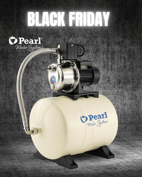 Equipo Hidroneumático con Bomba Tipo Jet en Acero Inox y Tanque de Membrana Intercambiable de 0.5 a 1 Hp, Pearl