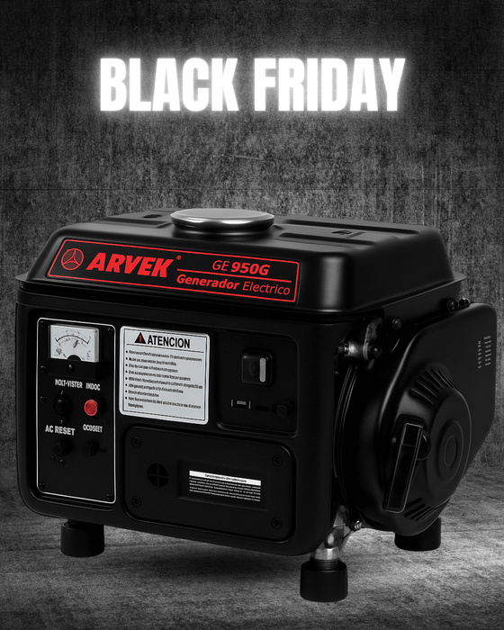 Planta Eléctrica a Gasolina de 950 W, Arvek