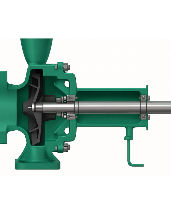 Bomba de Agua Eje libre Serie IU de 3.600 RPM, Barnes