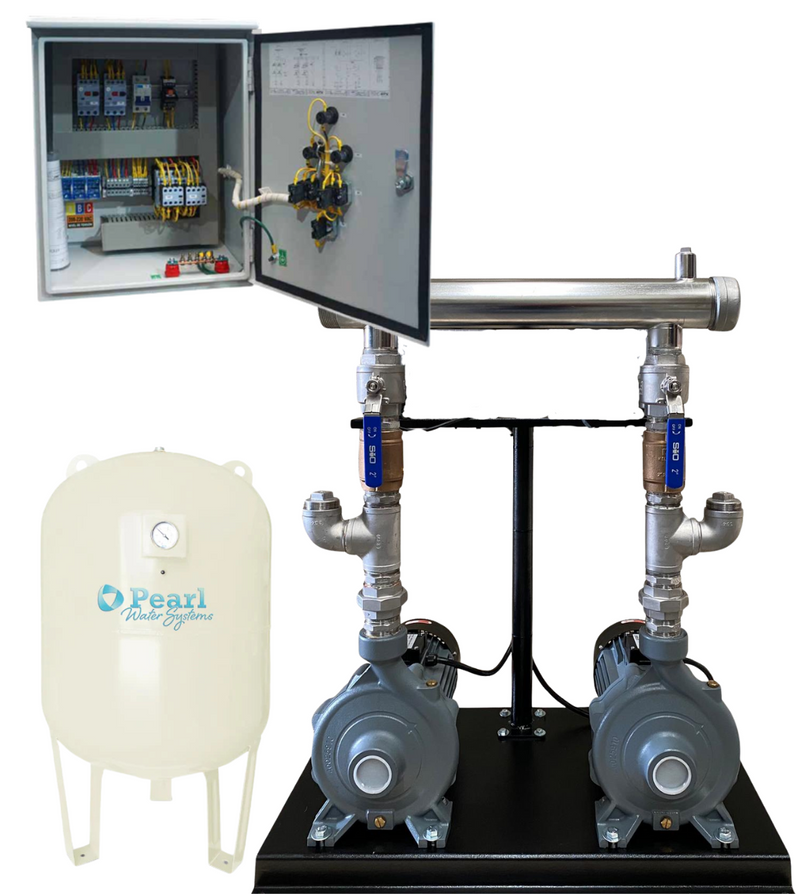 Equipo de Presión Diferencial con 2 o 3 Bombas de 3 a 20 Hp, Pearl