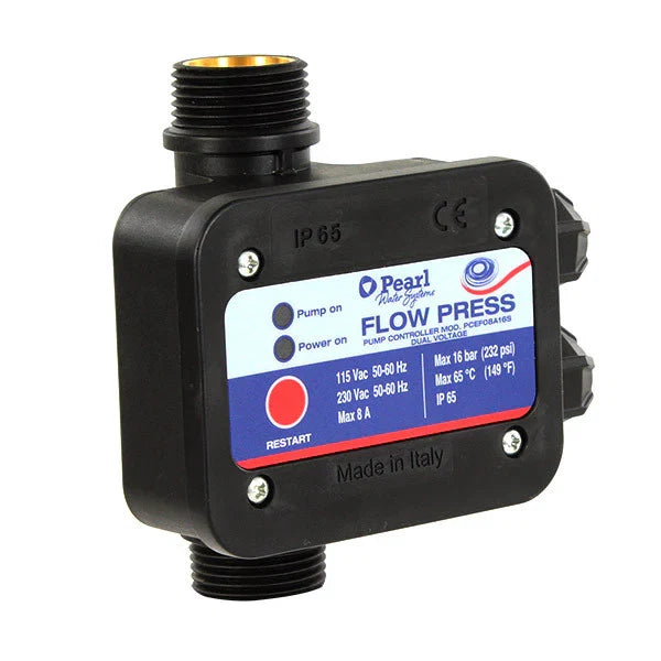 Presurizador Electrónico de Agua con Bomba Periférica Autocebante de 0.5 Hp, Pearl