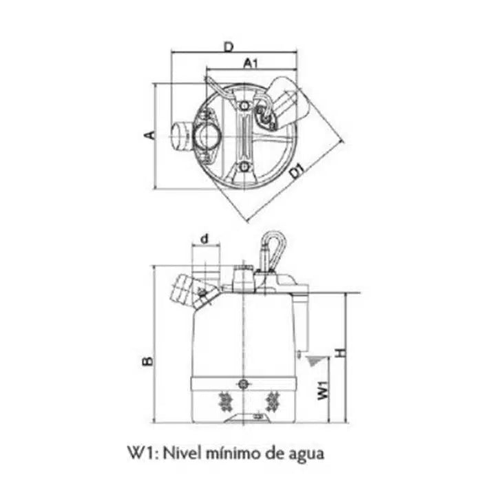Bomba de Agua Eyectora de 1 Hp Serie LB, Tsurumi