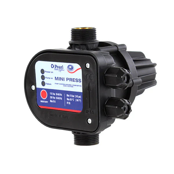 Presurizador Electrónico de Agua con Bomba Periférica Autocebante de 0.5 Hp, Pearl
