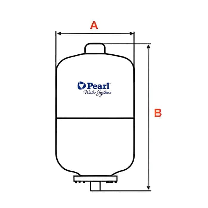 Tanque Hidroneumático de Diafragma en Polipropileno de 18 L, Pearl