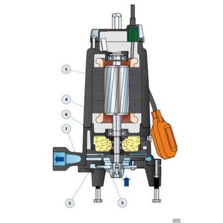 Bomba de Agua Eyectora y Trituradora para Drenaje Serie TRITUS de 1 a 4 Hp, Pedrollo