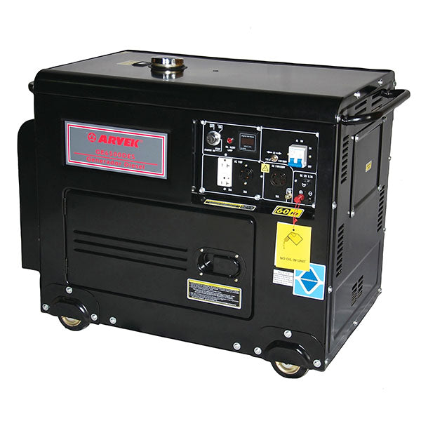 Planta Eléctrica Diesel Cabinada de 5.000 a 7.000 W, Arvek