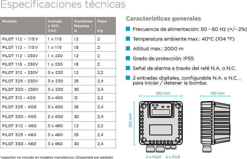 Controlador Pilot, 18-30 Amp 3