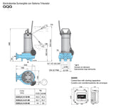 Bomba de Agua Sumergible Trituradora, 1.2-2 Hp, 220V, Calpeda 3