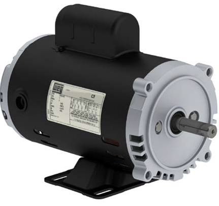 Motor de Superficie Monofásico de 0.5 a 2 Hp con 1800 RPM, Weg