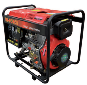 Planta Eléctrica Diesel de 3 a 5 KVA, Barnes