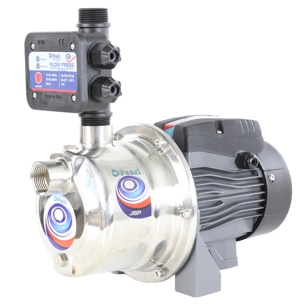 Presurizador Electrónico de Agua con Bomba Jet Autocebante en Acero Inoxidable de 0.5 a 1 Hp, Pearl