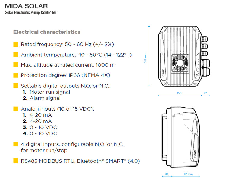 Inversor Solar Nastec, 5-7.5 Amp, 0.75-2 HP 4